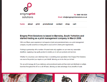 Tablet Screenshot of enigmaprintsolutions.co.uk